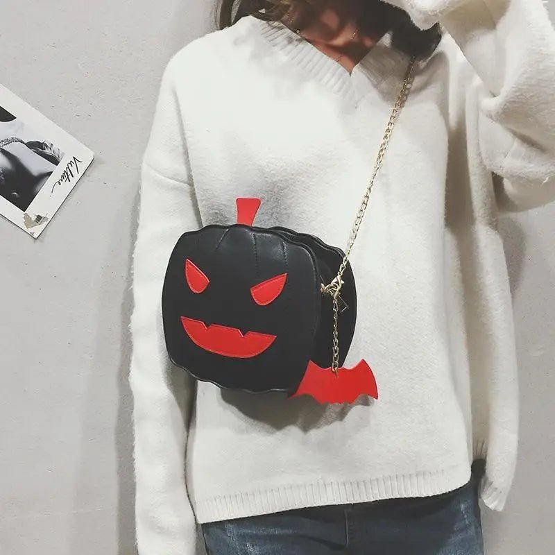 Kawaii Spooky Jack - O - Lantern Pumpkin Bag in New Condition - Cosparty