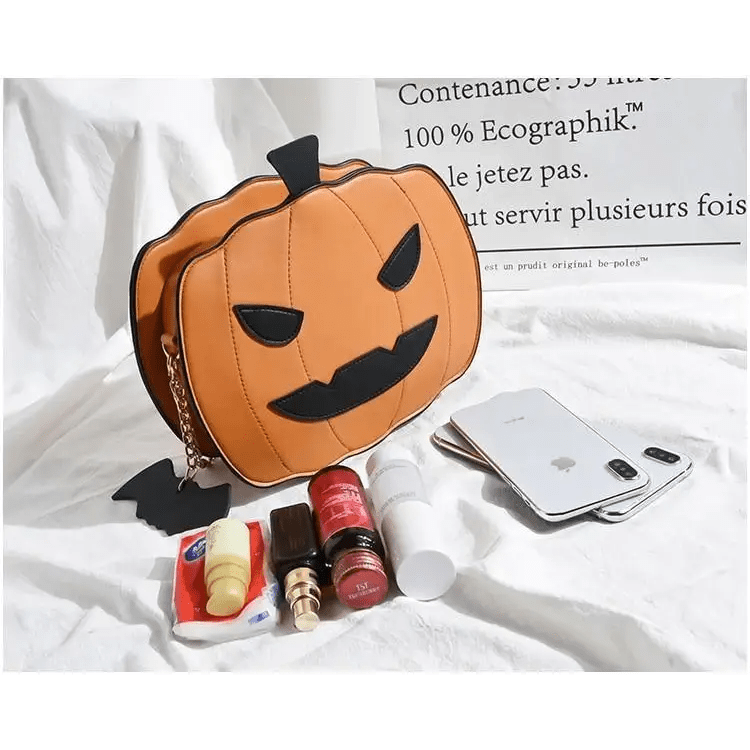 Kawaii Spooky Jack - O - Lantern Pumpkin Bag in New Condition - Cosparty