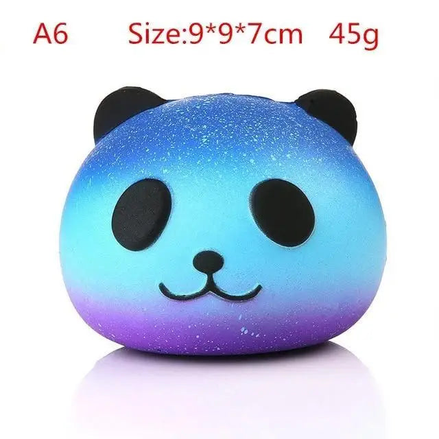 Kawaii Squishies (40+ Styles) - 10cm Blue Panda - squishy