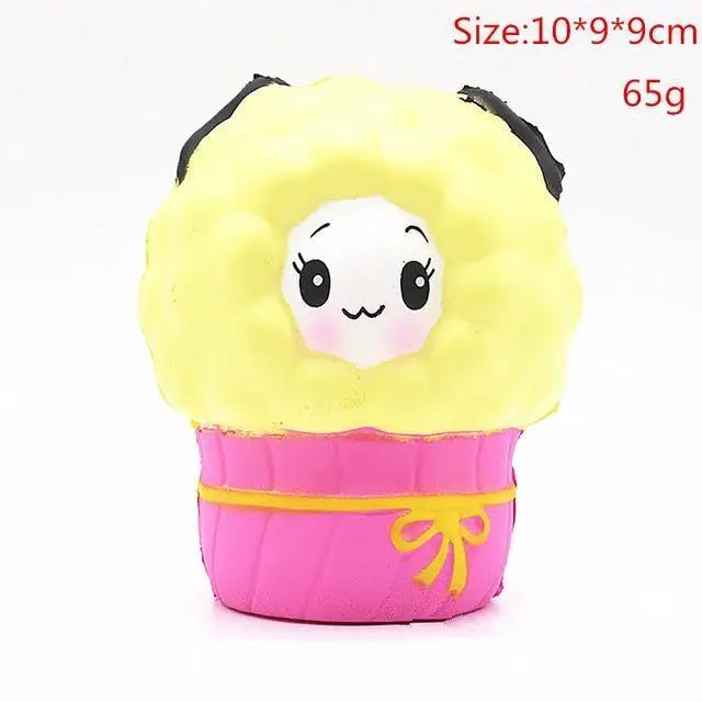 Kawaii Squishies (40+ Styles) - 10cm Yellow Sheep - squishy