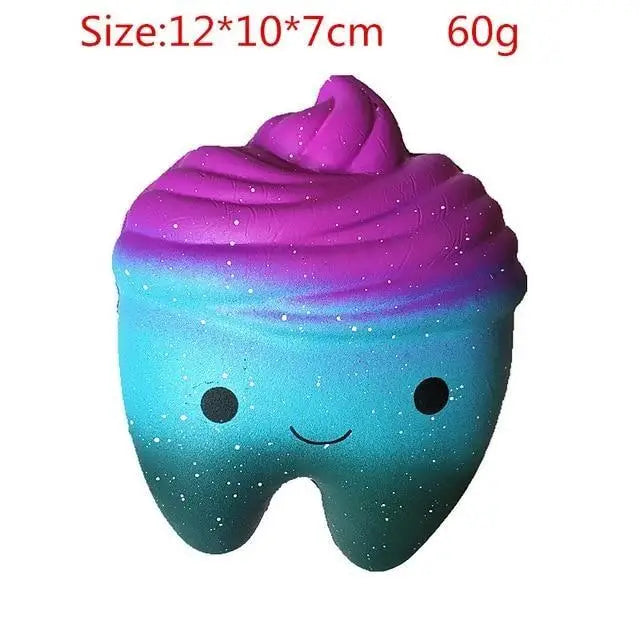 Kawaii Squishies (40+ Styles) - 12cm Cosmic Tooth - squishy