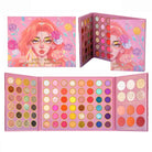 Kawaii Star Girl Ultimate Makeup Palette with 84 Pans - bag