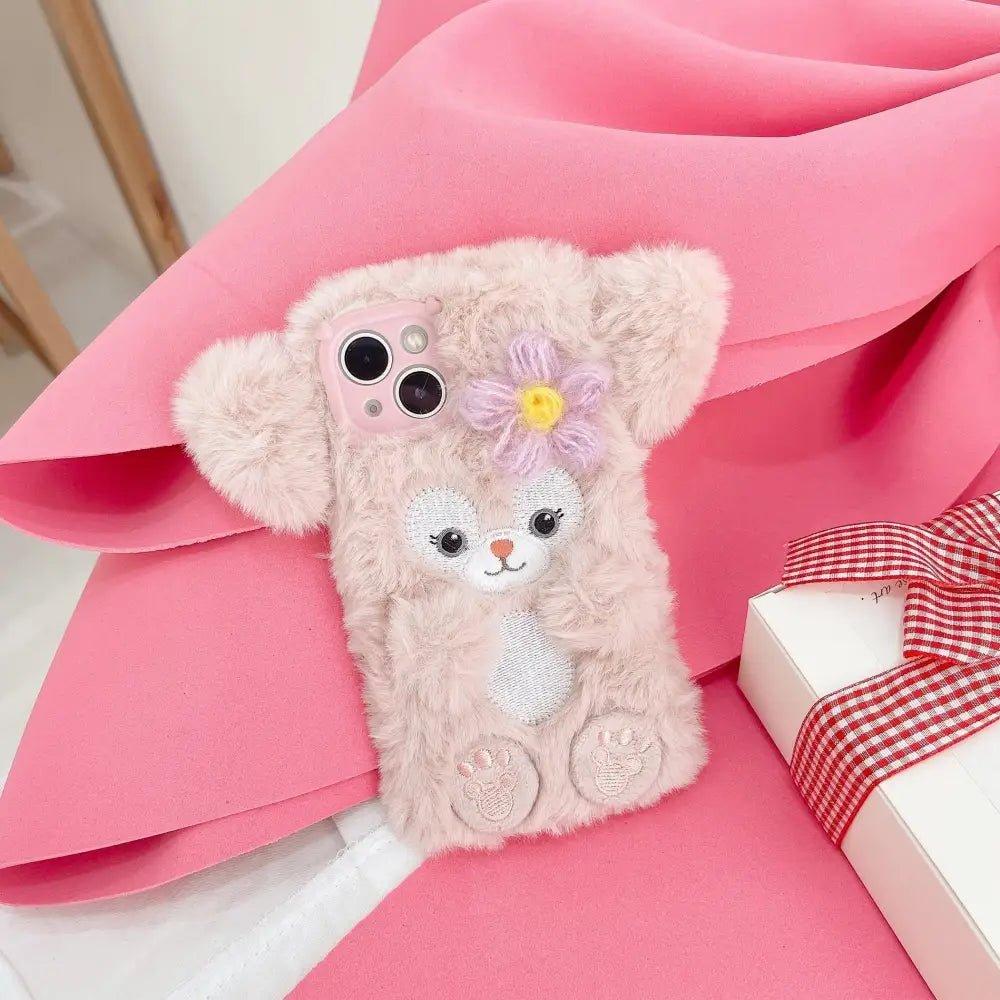 Kawaii Stellalou Inspired Fluffy iPhone Case for Cute Lovers - Cosparty