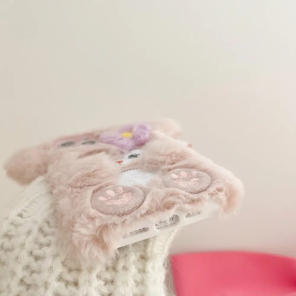 Kawaii Stellalou Inspired Fluffy iPhone Case for Cute Lovers - Cosparty