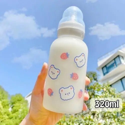 Kawaii Strawberry Bear Sippy Cup in Adorable Designs - Cosparty