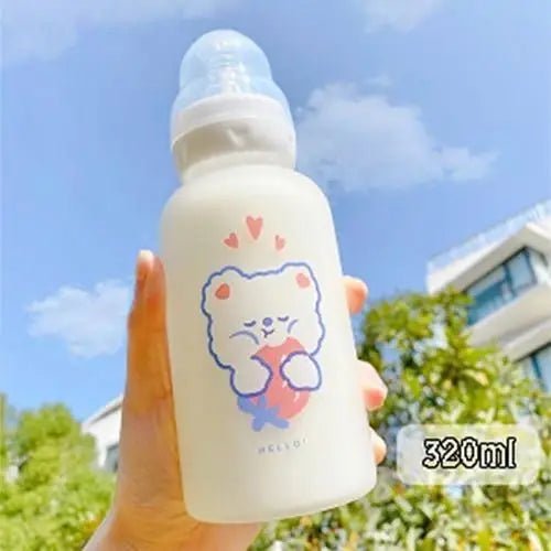 Kawaii Strawberry Bear Sippy Cup in Adorable Designs - Cosparty