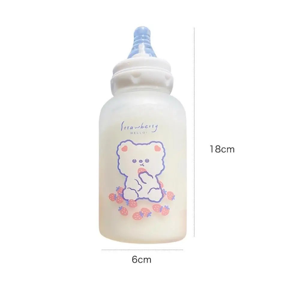 Kawaii Strawberry Bear Sippy Cup in Adorable Designs - Cosparty