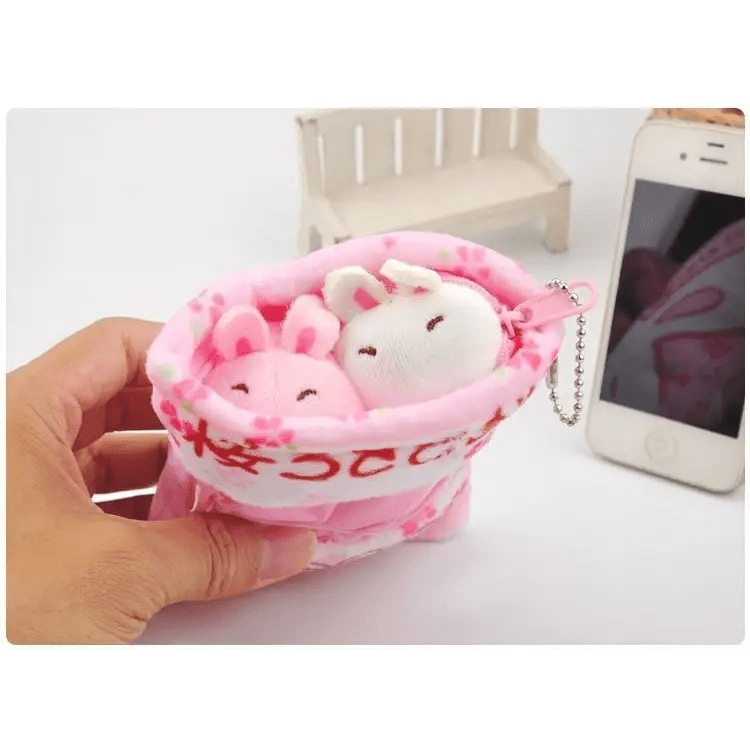 Kawaii Stuffies Inside with Adorable Baby Chicks and Pink Baby Buns - Cosparty