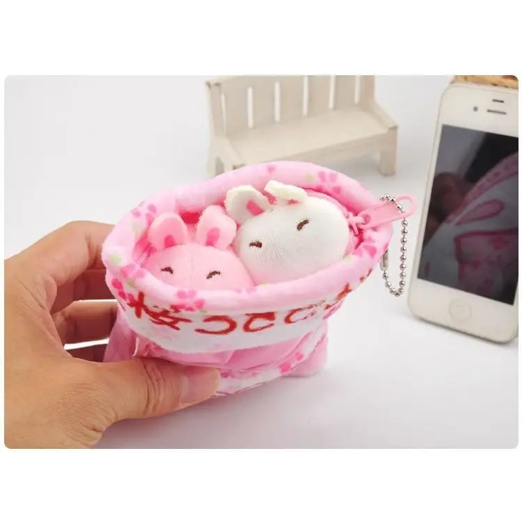 Kawaii Stuffies Inside with Adorable Baby Chicks and Pink Baby Buns - stuffed animal