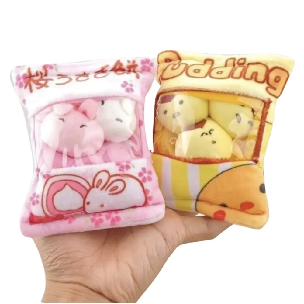 Kawaii Stuffies Inside with Adorable Baby Chicks and Pink Baby Buns - stuffed animal