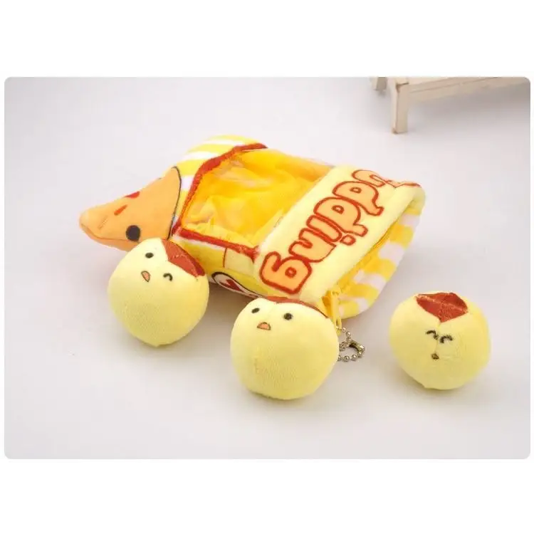 Kawaii Stuffies Inside with Adorable Baby Chicks and Pink Baby Buns - stuffed animal