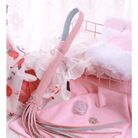 Kawaii Tassel Whip in Black and Pink for Playful Adventures - Cosparty