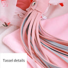 Kawaii Tassel Whip in Black and Pink for Playful Adventures - Cosparty