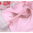 Kawaii Tassel Whip in Black and Pink for Playful Adventures - Cosparty