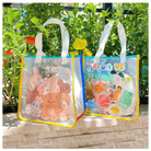 Kawaii Teddy Bear and Gummy Bear Transparent Tote Bag - Cosparty