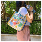 Kawaii Teddy Bear and Gummy Bear Transparent Tote Bag - Cosparty