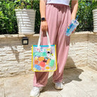 Kawaii Teddy Bear and Gummy Bear Transparent Tote Bag - Cosparty