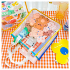 Kawaii Teddy Bear and Gummy Bear Transparent Tote Bag - bag