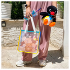 Kawaii Teddy Bear and Gummy Bear Transparent Tote Bag - bag