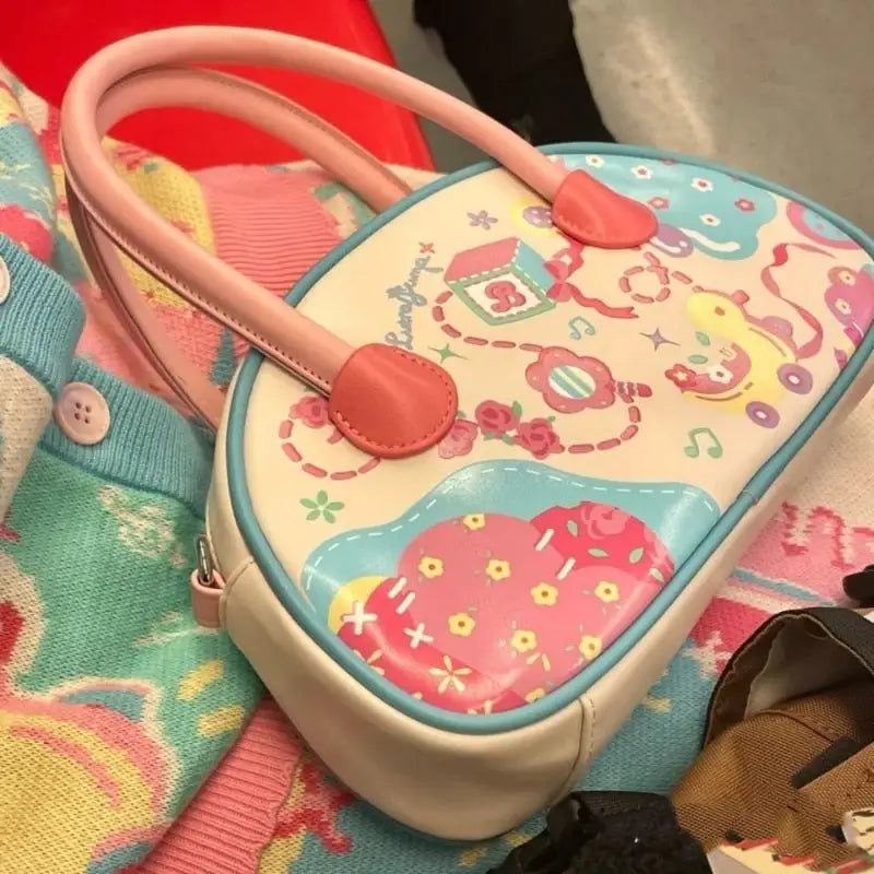 Kawaii-Themed Nursery Handbag for Baby Essentials - bag