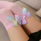 Kawaii Thigh Highs for Stylish Outfits and Elegant Looks - Pink - socks