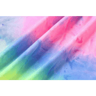 Kawaii Tie - Dye Rainbow Onesie with Snap Crotch and Subtle Turtleneck - Cosparty