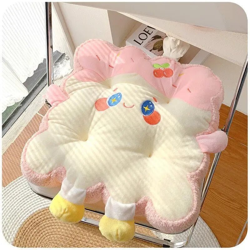 Kawaii Toast Pillow for Cozy Gaming Comfort - Cosparty