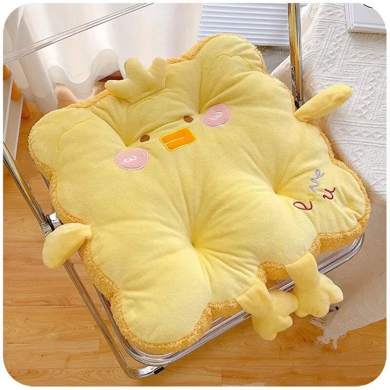 Kawaii Toast Pillow for Cozy Gaming Comfort - Cosparty