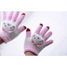 Kawaii Ultra Fuzzy Finger Gloves for Winter Fun - Cosparty