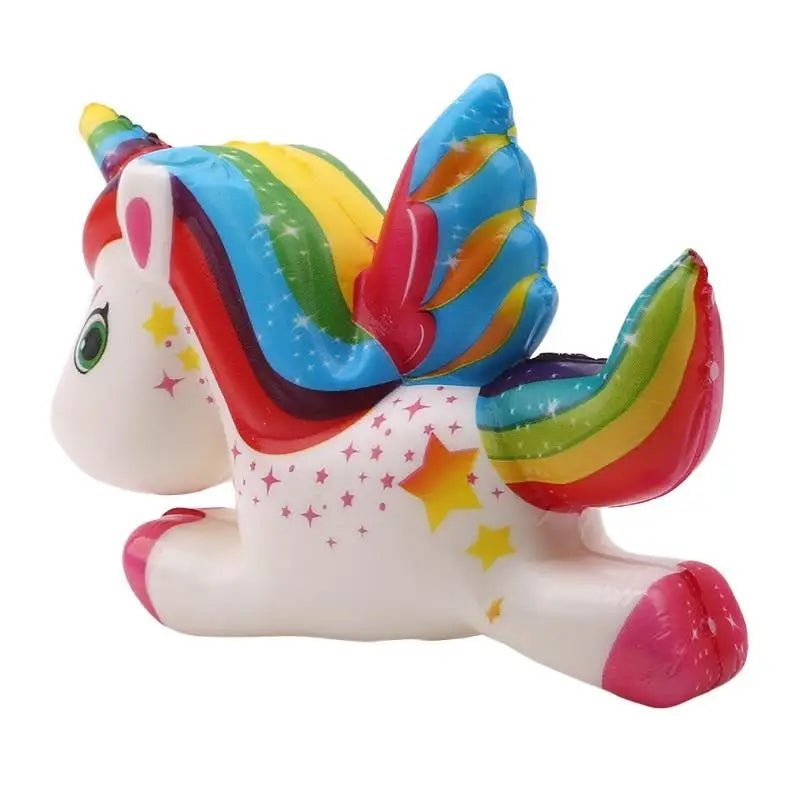 Kawaii Unicorn Squishy Stress Reliever with Pegasus Wings - Cosparty