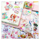 Kawaii Vintage Animal Stickers for Cute Decor and Crafting - Cosparty