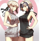 Kawaii Virgin Killer Backless Sweater in Chunky Cable Knit - Cosparty