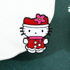 Kawaii Xmas Enamel Pin Set for Festive Holiday Cheer - Cosparty