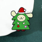 Kawaii Xmas Enamel Pin Set for Festive Holiday Cheer - Cosparty