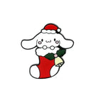 Kawaii Xmas Enamel Pin Set for Festive Holiday Cheer - Cosparty
