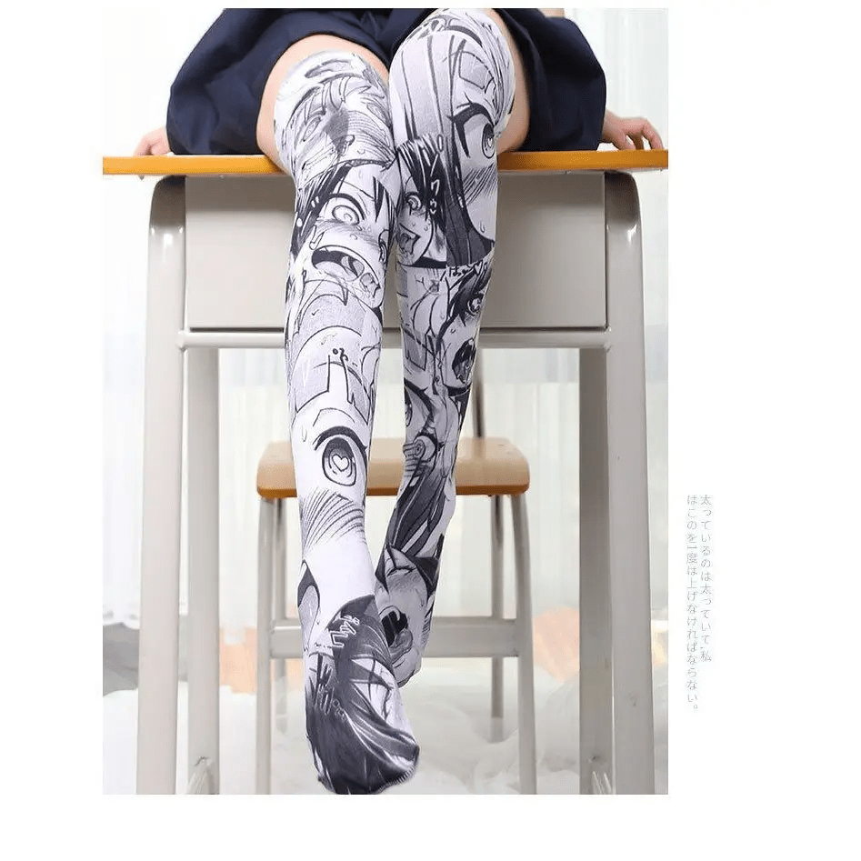 Kinky Anime - Inspired Thigh - High Stockings for Bold Otaku Style - Cosparty