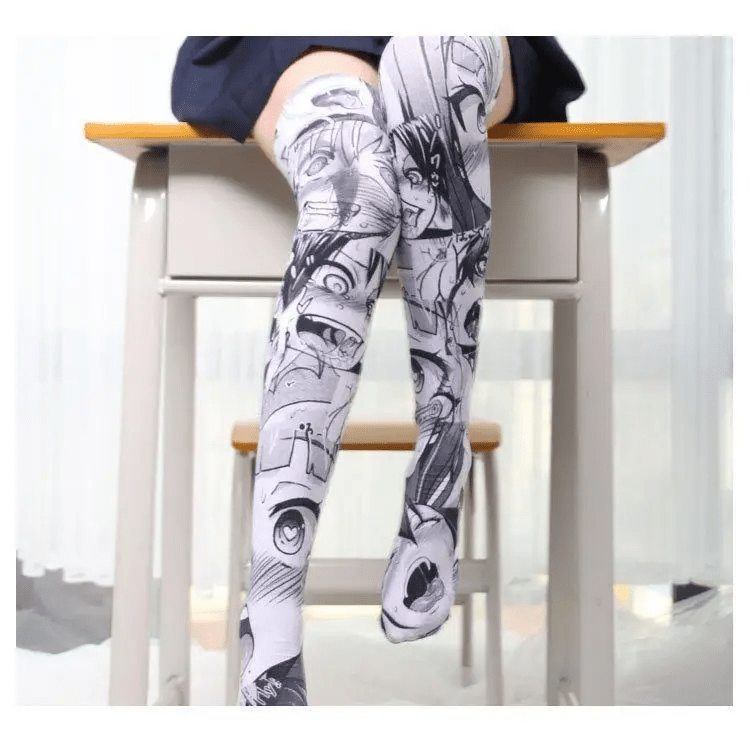 Kinky Anime - Inspired Thigh - High Stockings for Bold Otaku Style - Cosparty