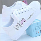 Kitten Inspired Tennis Shoes with Anti - Skid Rubber Soles - Cosparty