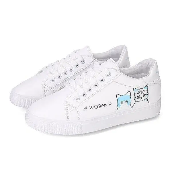 Kitten Inspired Tennis Shoes with Anti-Skid Rubber Soles - shoes