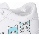 Kitten Inspired Tennis Shoes with Anti - Skid Rubber Soles - Cosparty