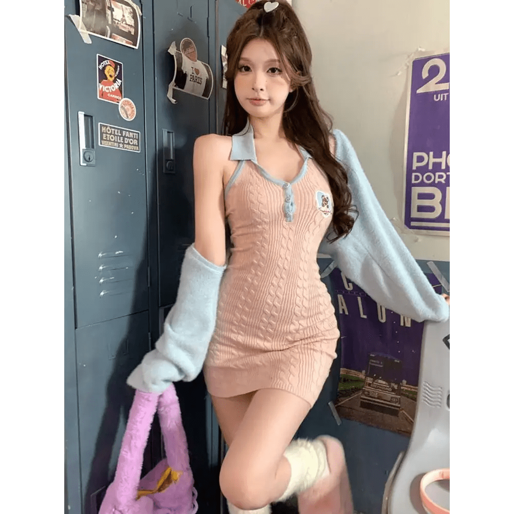 Knit Teddy Dress for Cozy Comfort and Adorable Style - Cosparty