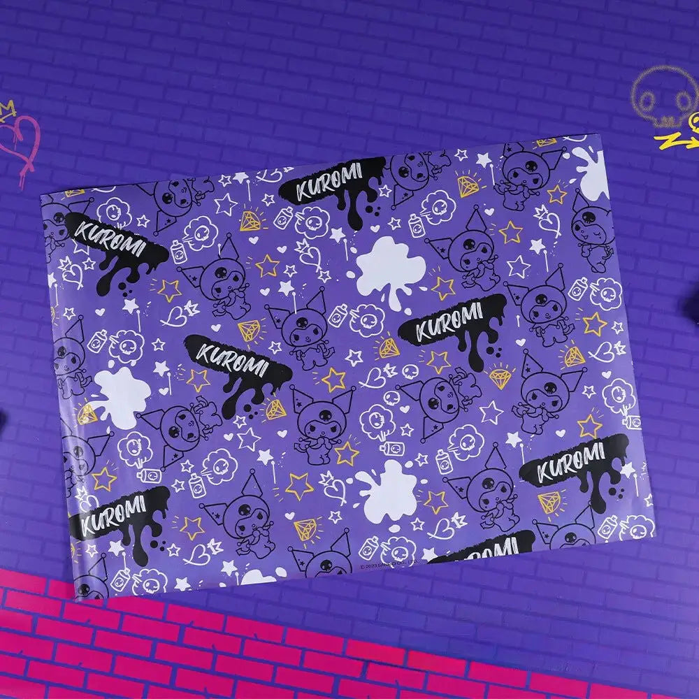 Kuromi Wrapping Paper for Cute and Fierce Gift Wrapping - Purple - wrapping paper