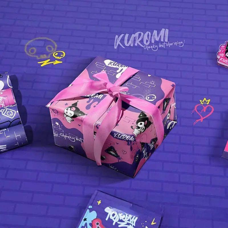 Kuromi Wrapping Paper for Cute and Fierce Gift Wrapping - Cosparty