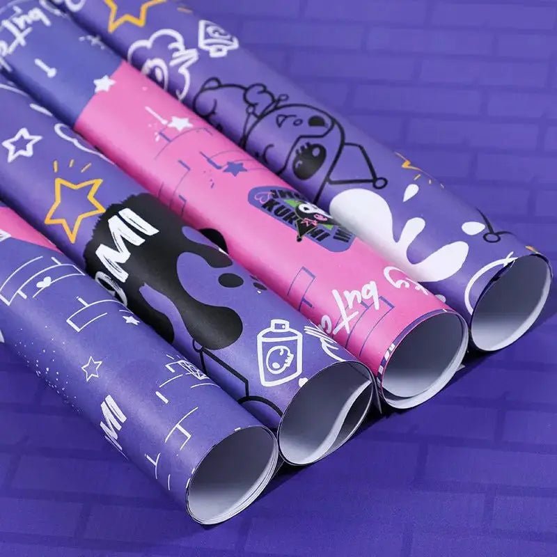 Kuromi Wrapping Paper for Cute and Fierce Gift Wrapping - Cosparty