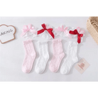 Lace Bunny Ear Lolita Stockings with Ruffles and Removable Ears - Cosparty