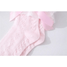 Lace Bunny Ear Lolita Stockings with Ruffles and Removable Ears - Cosparty