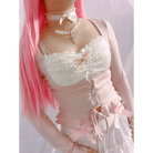 Lace Knit Princess Sweater for Cozy Angelcore and Fairycore Styles - Cosparty