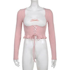 Lace Knit Princess Sweater for Cozy Angelcore and Fairycore Styles - Cosparty