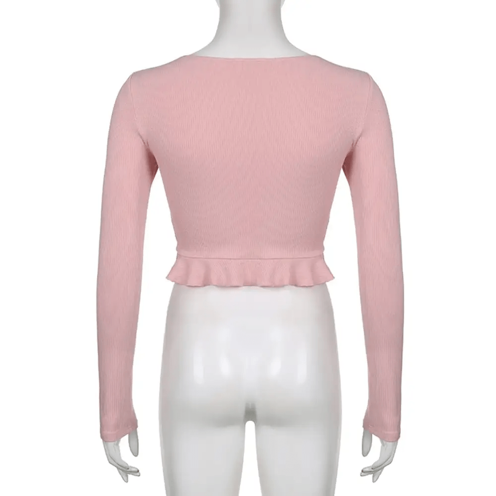 Lace Knit Princess Sweater for Cozy Angelcore and Fairycore Styles - Cosparty