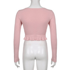 Lace Knit Princess Sweater for Cozy Angelcore and Fairycore Styles - Cosparty